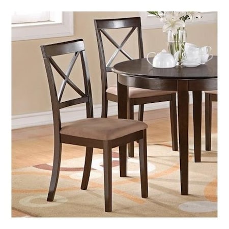 East West Furniture <b>Features</b><ul><li>Round dinette or kitchen table with 4 straight legs.</li><li>Contemporary sty BOC-CAP-C